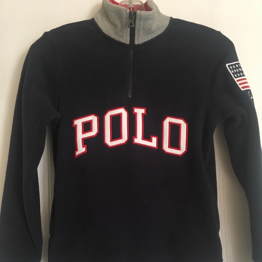 Boys POLO Ralph Lauren Fleece Pullover M (10-12)